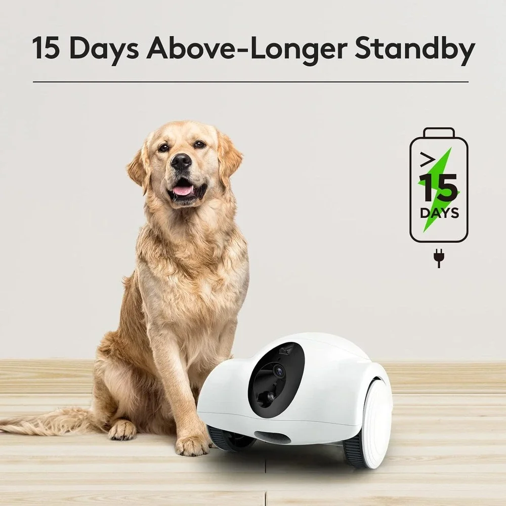 YOUPET 1080p WiFi Pet Camera Robot Treat Dispenser Laser App Control